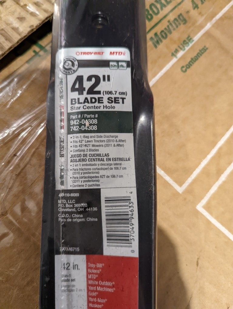 Mower Blades 42 In