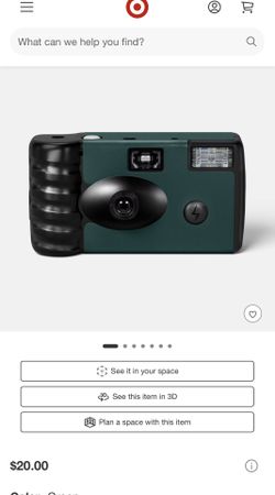 Disposable Camera 3 X $12