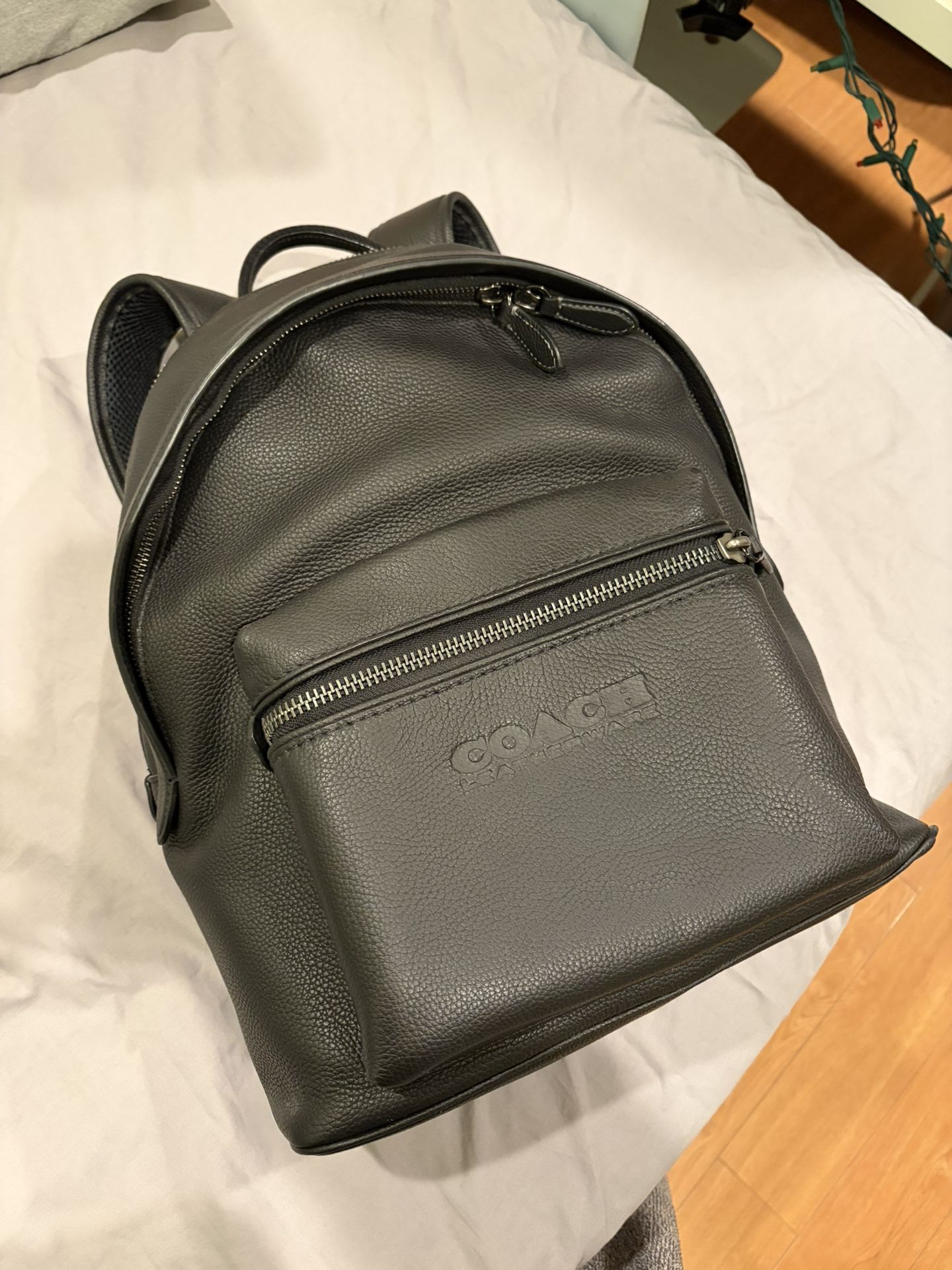 Coach Leather Backpack