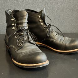 Red Wing Iron Ranger Boots Shoes 8084 Black 11.5