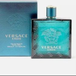 Versace Eros Cologne by Versace, 6.8 oz EDT Spray for Men NEW