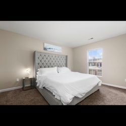 King Bed Frame & King Mattress For Sale 