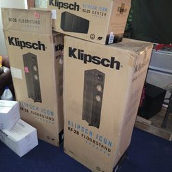 Klipsch KF-28 Pair Towers & KC-25 Center