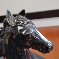 Antique Black Stallion Jim Beam Decanter Rare Find Good Condition Collectable Empty 