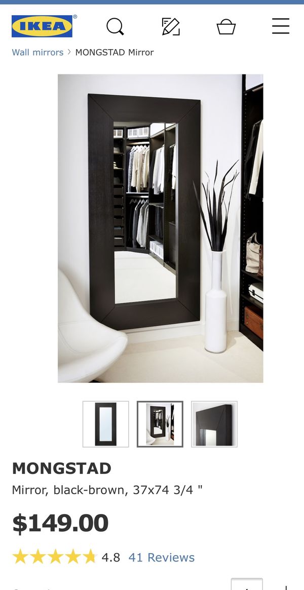 Mongstad Floor Mirror Large Black For In San Diego Ca Offerup
