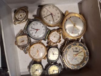 Old vintage watches 17 to 21 jewl atomic