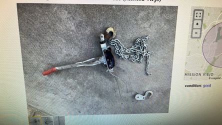 Come Along Winch Buffalo Brand