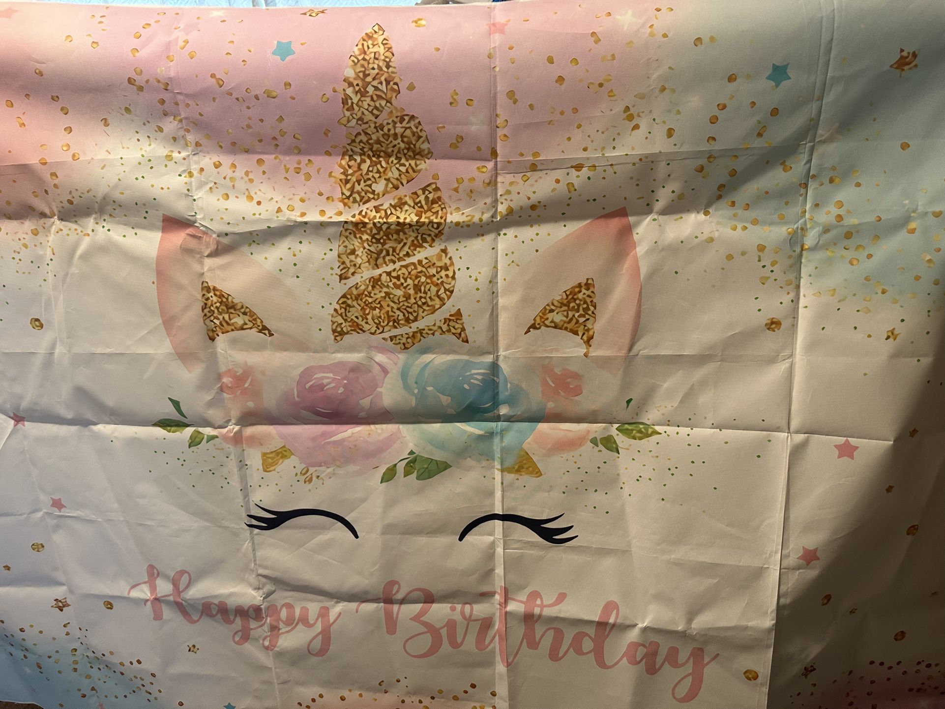 Unicorn Bday Banner
