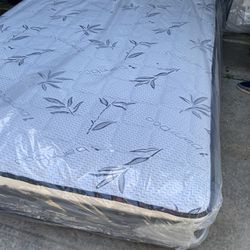  Queen size  $200- $260With Box Spring   Full size  $190- $240 With Box Spring  Twin size $160 - $200 With Box Spring    King/cali king $270- $370 wit