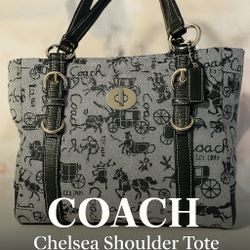 👜 Coach Chelsea Horse & Carriage Stagecoach Tote – New!