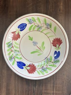 Floral Decorative Plate