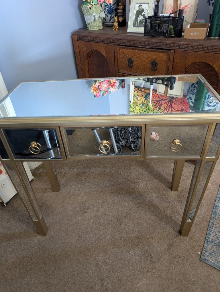 Mirrored Accent Table