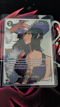 Ms. All Sunday SP OP14 -084 One Piece trading Cards
