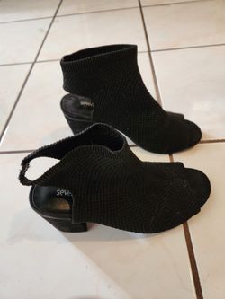 Seven Dials Open-Toe Ankle Boots