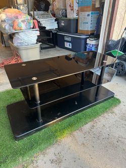 Glass TV Stand