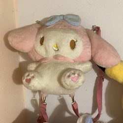 My Melody Plush Backpack 