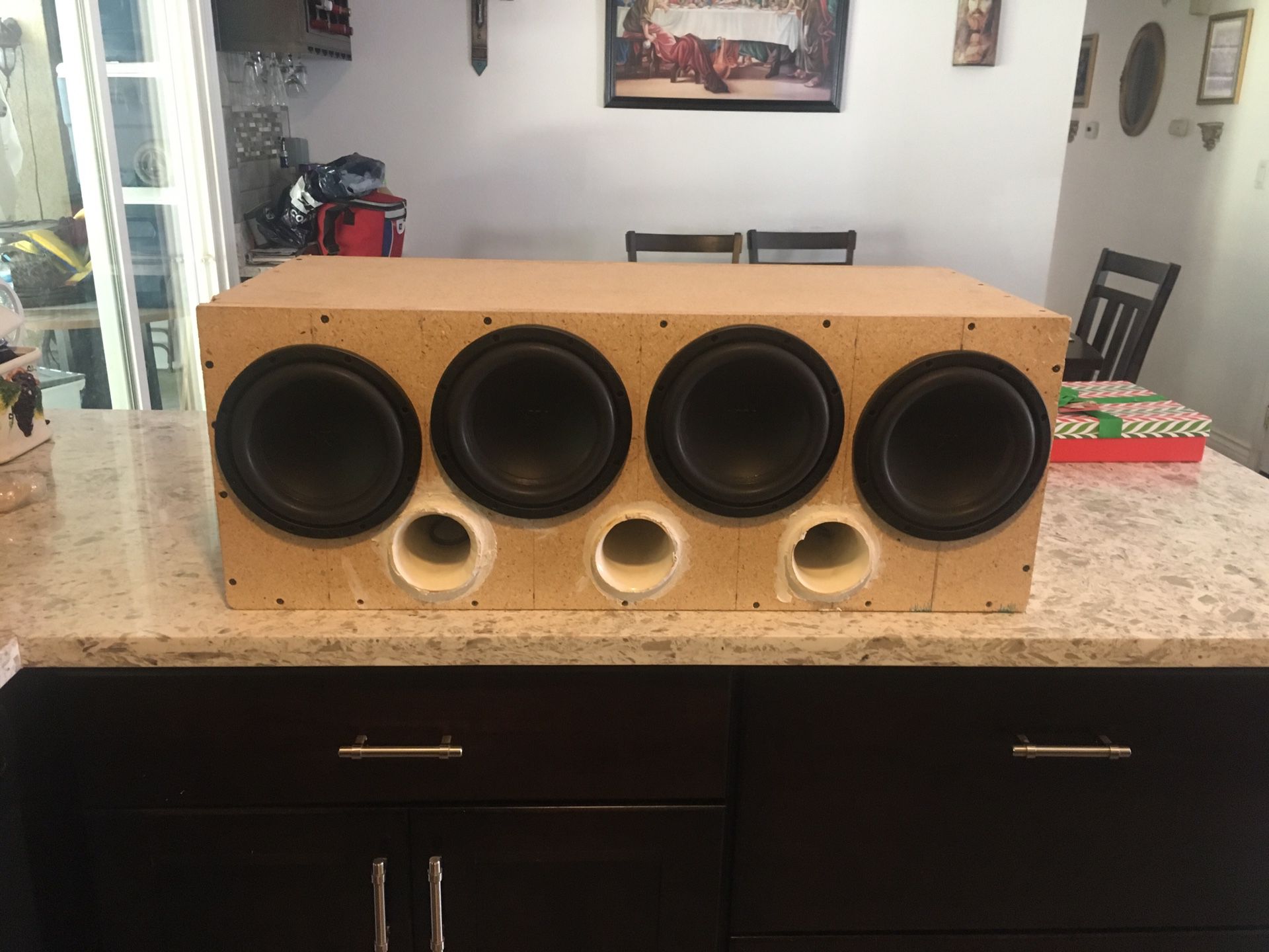 Four 8” subs in custom ported box southwest