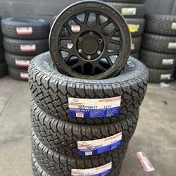 SET 265/70/17 All Terrain And New Rims 17” 6X139.7