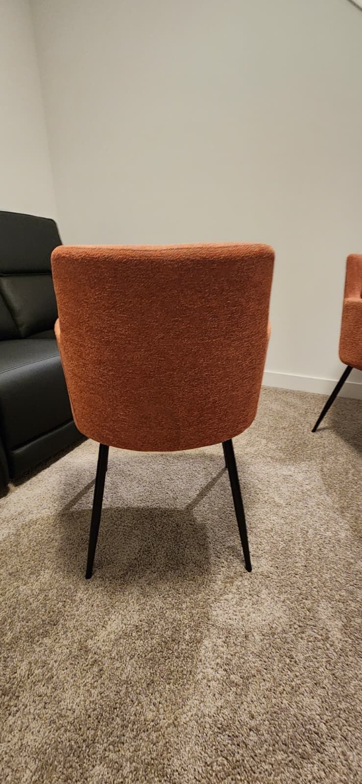 Lumisource Andrew Cream Velvet Chair Set Of 2