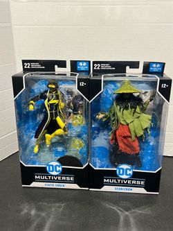 McFarlane DC Multiverse Static Shock & Scarecrow Figures
