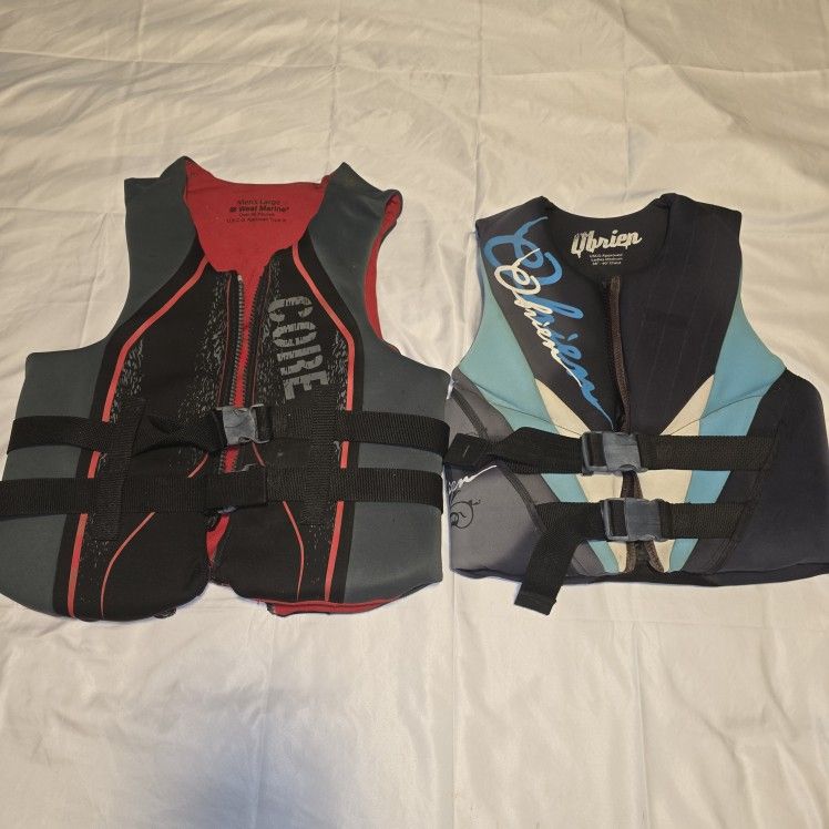 Men’s & Women’s Life Jackets Set - Water Sports - Jet Ski / Kayak / Boat - MUST GO!
