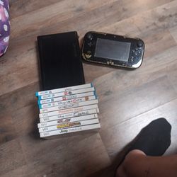 Nintendo Wii U With 10 Games 