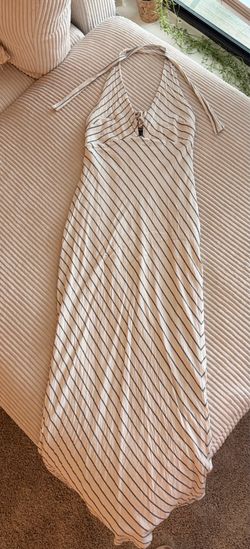 🤍 Wild Fable Striped Halter Maxi Dress 🤍