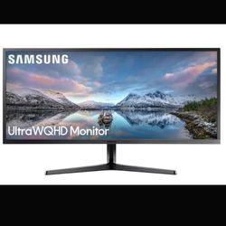 SAMSUNG 34-Inch SJ55W Ultrawide Gaming Monitor (LS34J550WQNXZA) - 75Hz Refresh, WQHD Computer