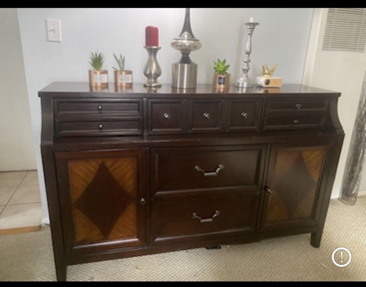 Beautiful Cherry Wood Buffet Server 