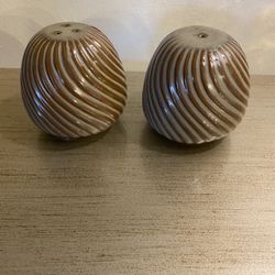 Ceramic Dark Taupe Salt & Pepper Shaker
