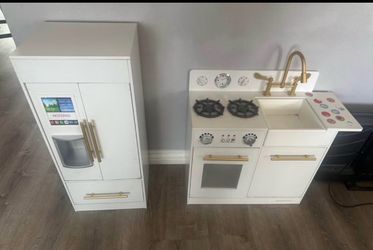Kids kitchen and fridge