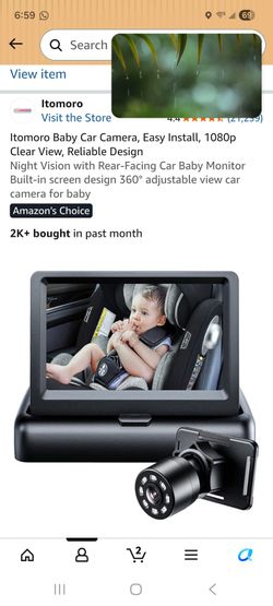 Baby car camera