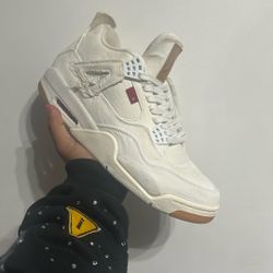 Jordan 4 Levis Retro White
