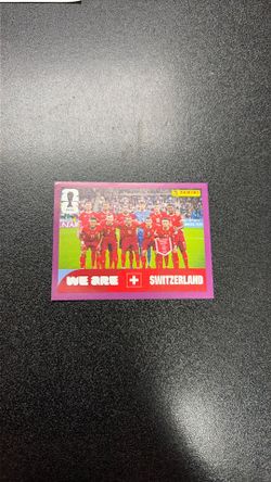 Panini - SUI 13 - World Cup Card (Purple)