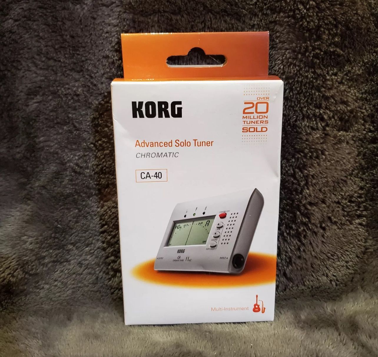 KORG Solo Tuner Chromatic CA-40 Multi Instruments Tuner Excellent Condition