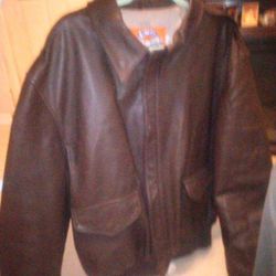 This Is The Real Deal Cooper Type A-2 Leather Bomber Jacket