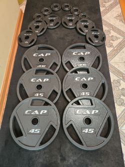 CAP 2.5lb, 10lb, and 45lb Olympic Weight Plates