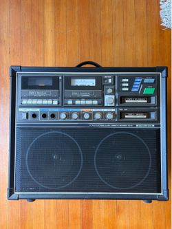 VINTAGE Panasonic RQ-84 Guitar Amp, Karaoke Machine, Tape Cassette, 8-Track, recording and more