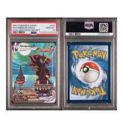 2021 POKEMON SWORD & SHIELD EVOLVING SKIES #215 FA/UMBREON VMAX EVOLVING SKIES-SECRET