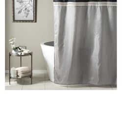 Black And Gray  Shower Curtain 
