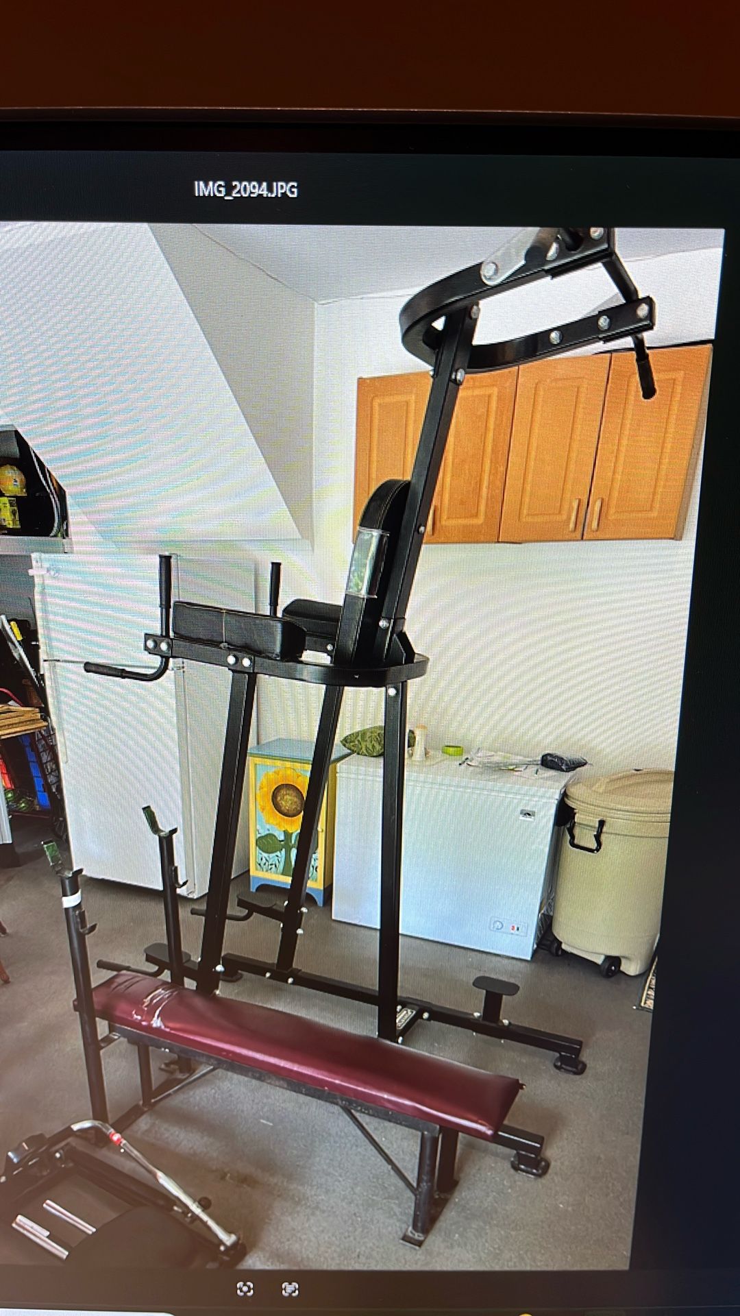 Powertec Dip Stomach Crunch Pull Up Push Up Station