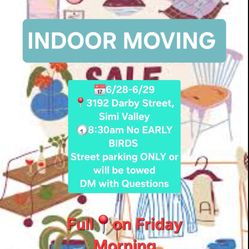 INDOOR MOVING SALE 
