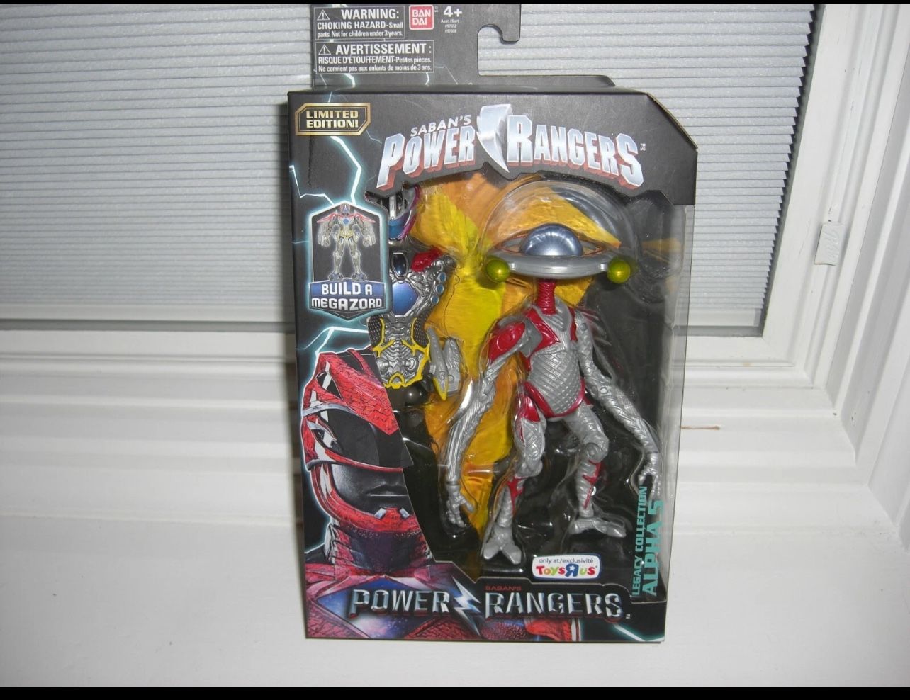 Power Rangers ALPHA 5 Legacy Build A Megazord 2017 Movie Action Figure TRU New