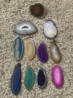 Agate slices