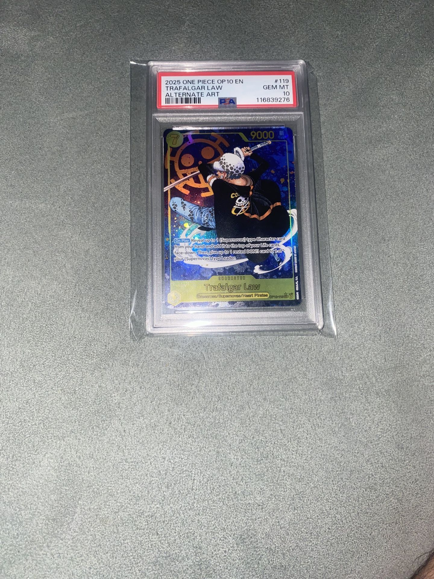 PSA 10 TRAFALGAR LAW OP10-119 π₯π₯