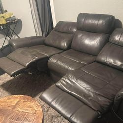 Leather Electric Couch