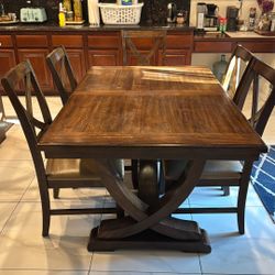 Dining Table With 5 Chairs