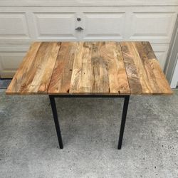 West Elm Drop Leaf Extendable Table (24"–48") Great Condition! $699 Retail