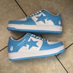 Blue Bapesta Size 8.5 Fits 9
