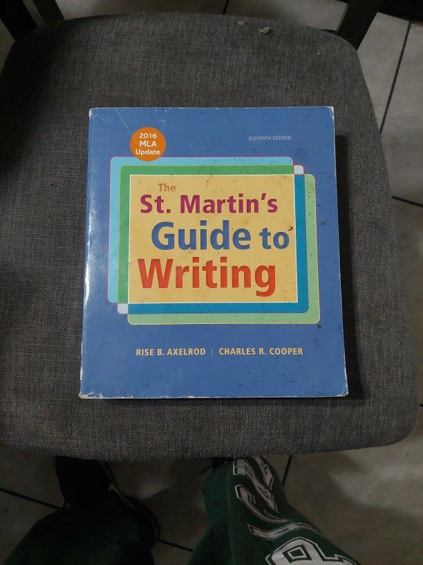 The saint martin's guide to writing